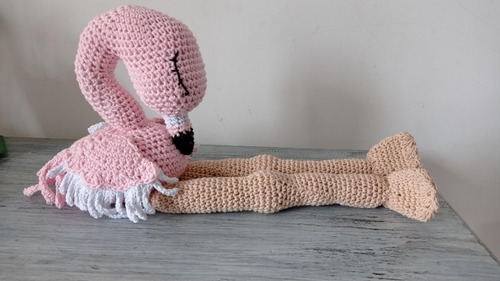 Flamenco Muñeco Amigurumi