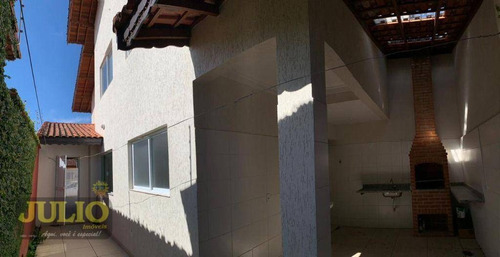 Imagem 10 de 29 de Entrada R$ 90 Mil E Saldo Financiado!sobrado Com 2 Suítes, 85 M² Por R$ 450.000 - Centro - Mongaguá/sp - So0921