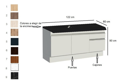 Mueble Cocina Integral Alacena Mueble De Cocina