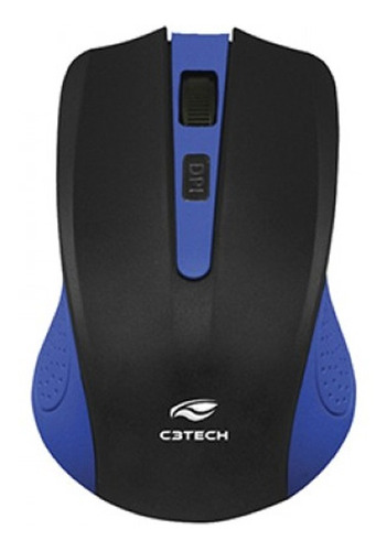 Mouse Sem Fio C3tech Wireless M-w20bl Azul Usb