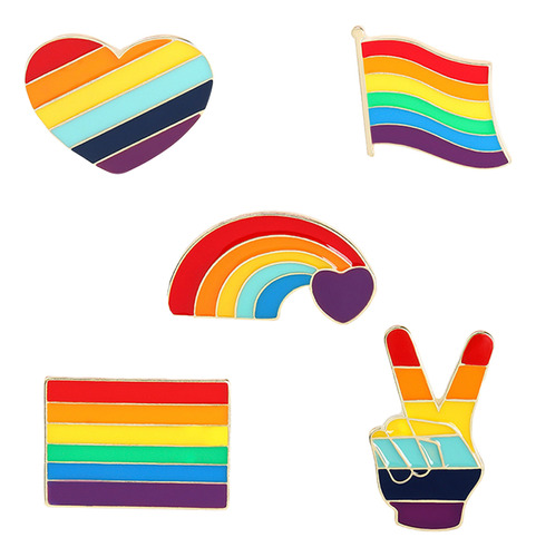 Broche Gay Japonés Y Coreano, 5 Piezas