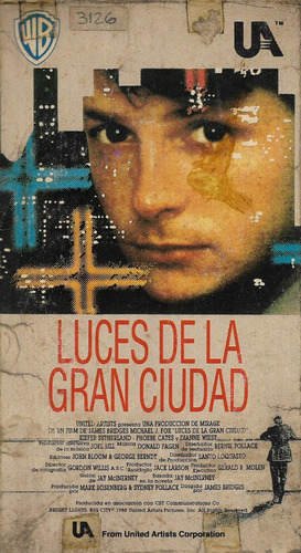 Luces De La Gran Ciudad Vhs Michael J. Fox Kiefer Sutherland