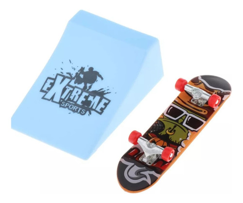 Set Mini Patineta Skate De De Dedo Con Rampla De Dedo