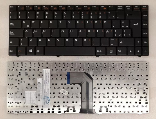Teclado Notebook Noblex Nb 1505 1503 1502 1501 1500 Genérica (Usado)