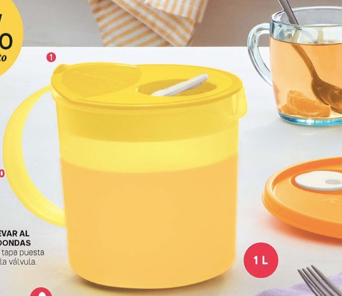 Tupperware Jarra Cristal Flash 1 L (recalienta Líquidos)