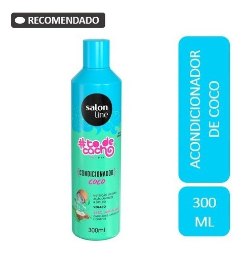  Acondicionador De Coco Salon Line To De Cacho  300 Ml