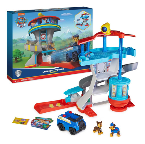 Paw Patrol Torre De Vigilancia Original 2 Figuras + Vehículo