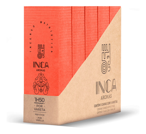 Kit C/ 2 Incenso Deusas 9 Varetas - Inca Aromas