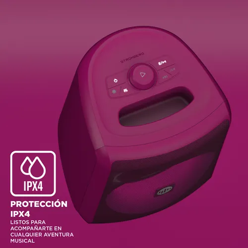 Parlante Portatil Stromberg Chunk 2 Ipx4 C/microfono 25w