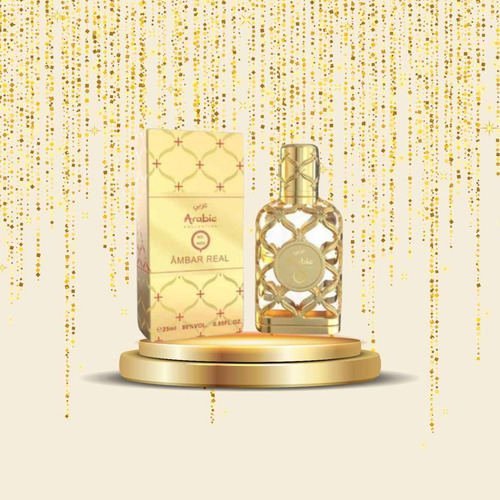 Perfume Miniatura Âmbar Real Arabic 25ml Eau De Parfum