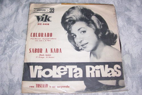 Violeta Rivas - Colorado - 7 Simple Vinilo