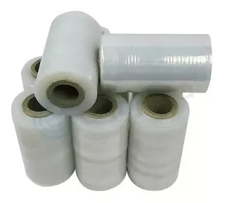 20 Rolos Filme Plastico Stretch 100mm