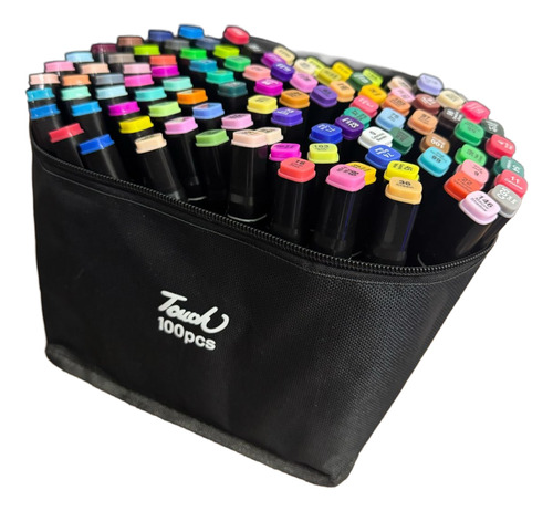 Canetinhas Touch Kit Marcadores Permanentes 100 Cores