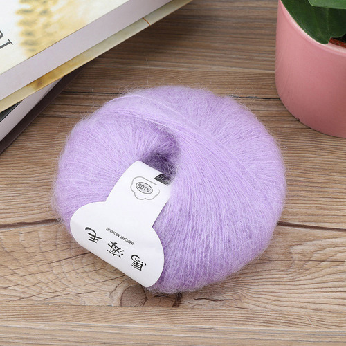 S Mohair Tejer Hilo De Lana Bufanda Chal De Bricolaje