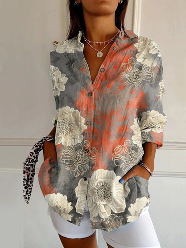 Camisas De Verano De Popular's, Modernas Con Estampado Anima