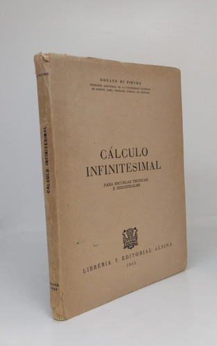 Calculo Infinitesimal - Donato Di Pietro - Usado 