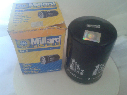 Filtro De Aceite Ml-8 Marca Millard Para Ford 6 Y 8 Cil