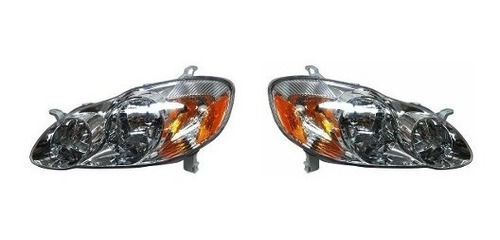 Par Juego Faros Toyota Corolla 2003 - 2004 Yry