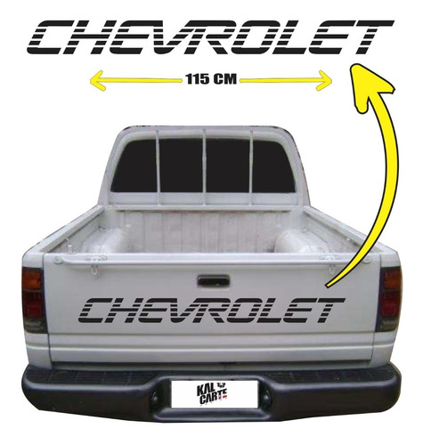 Sticker Logo Chevrolet Para Pick Up