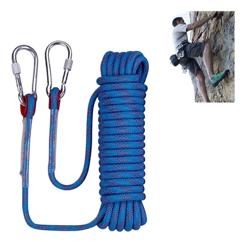 Cuerda Alpinismo 12mm Escalada Supervivencia Paracord 20m