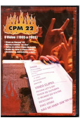 Dvd Cpm 22 - O Video {1995 A 2003}