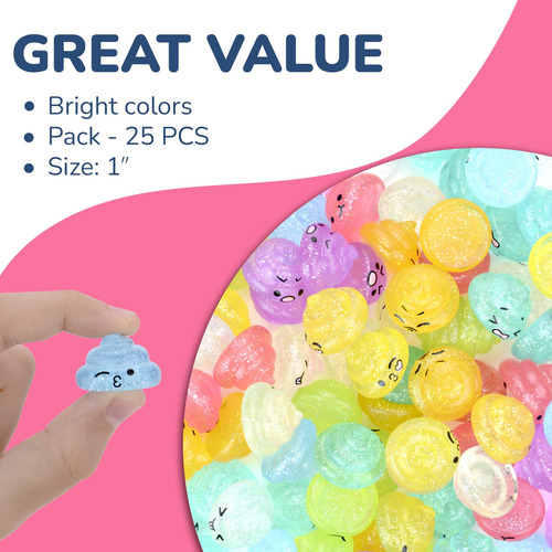 Minitoys Entervending Unicorn Poop, 25 Unidades, Obsequios P