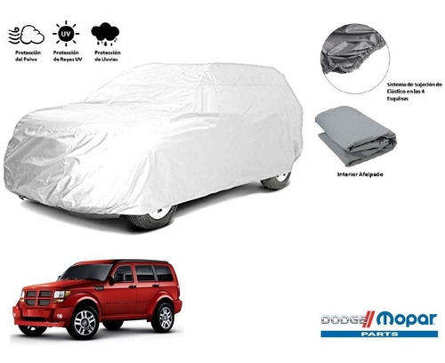 Cubierta Funda Cubre Auto Afelpada Dodge Nitro Rt 3.7l 2011