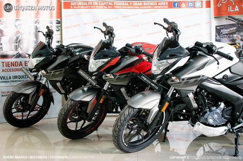 Moto Bajaj Rouser Ns 200 Rojo Nuevo Diseño Sport 0km