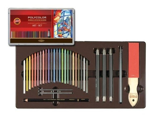 Set De Minas Y Portaminas Koh I Noor Polycolor 32 Pcs 3896