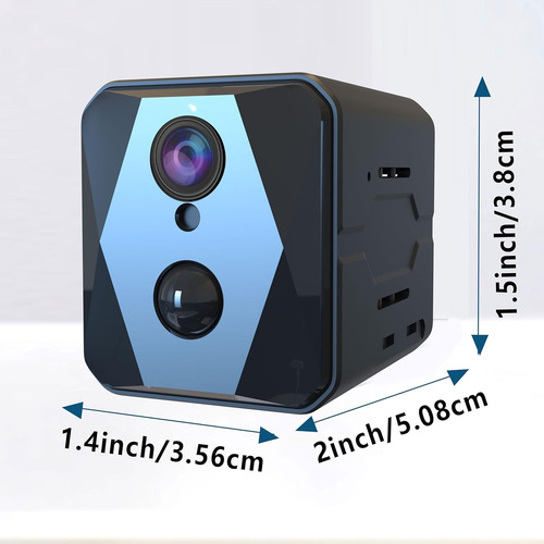 Cámara Espía Wifi 2k Oculta Funstorm B11 Para Vigilancia Negro