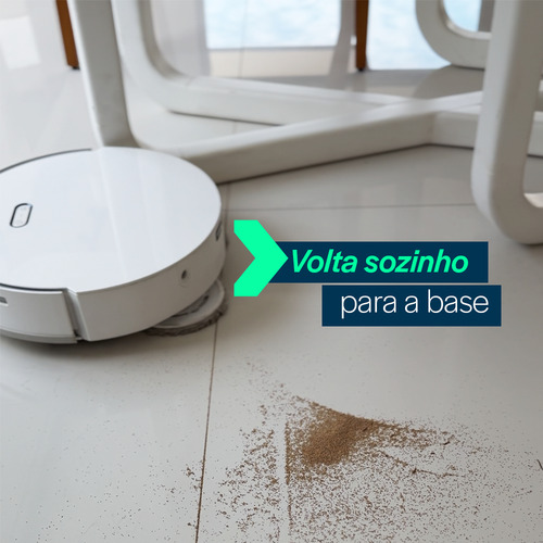 Robô Aspirador Inteligente Botman4 iCina Aspira Varre Passa Pano Autolimpante