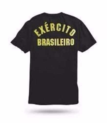 Camiseta Exército Brasileiro, Preta