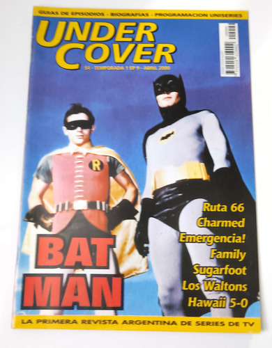 Revista Under Cover Nro9 Batman Y Robin Charmed Los Waltons