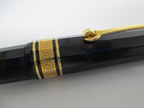 Caneta Tinteiro Omas Milord Paragon (ñ Visconti Aurora Delta Preto Preto