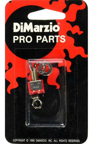 Mini Switch Dpdt De Doble Polo De Doble Paso Dimarzio Ep1106