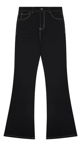 Jean Para Mujer Dvk Flare Mid Rise Flare Jean Ngr