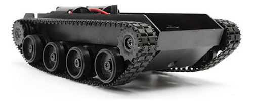 Kit De Chassi De Carro-tanque P Smart Robot Rubber Track Cra