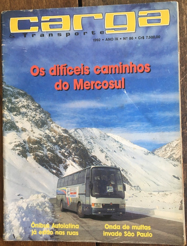 Revista Carga Nº86 1992