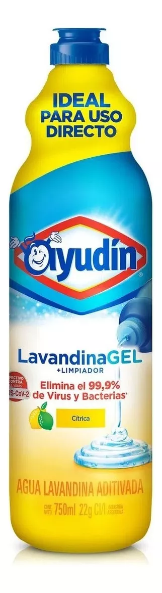 Segunda imagen para búsqueda de lavandina ayudin 2 litros