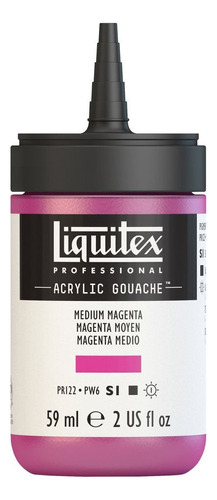 Tinta Acrílica Guache Liquitex 59ml S1 500 Medium Magenta