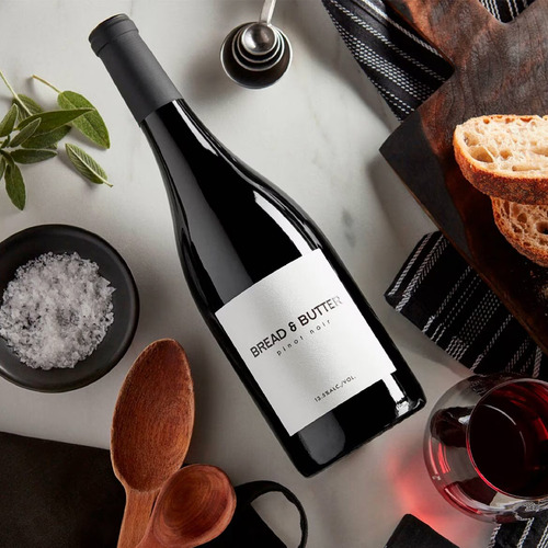 Pack De 4 Vino Tinto Bread And Butter Pinot Noir 750 Ml
