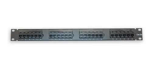 comprar Patchera Patch Panel Glc Cat5e 24 Puertos Bocas Jack Rj45