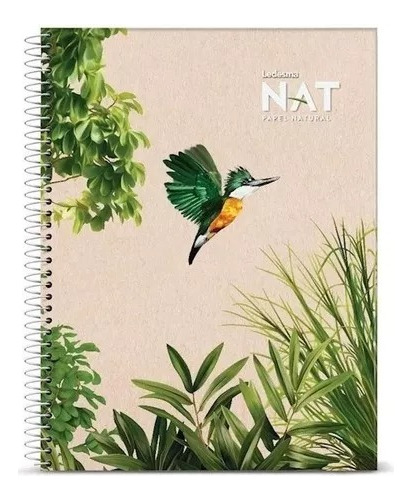 Cuaderno Ledesma Nat A4 70 Hs. Rayado Espiral 29 Cm X 22 Cm 