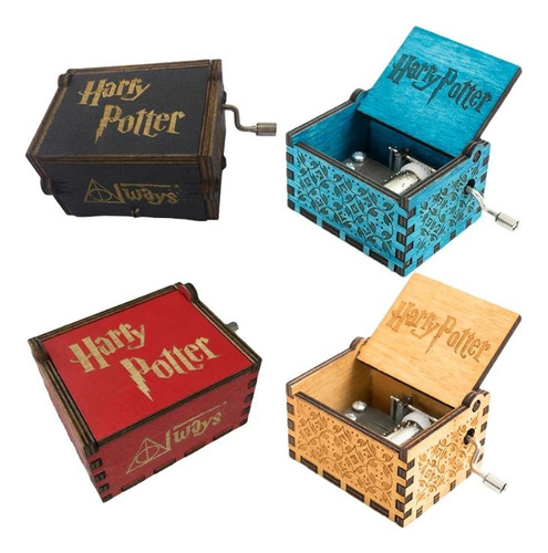 Imagen 1 de 6 de  Caja Musical Madera  - Harry Potter - Diseño Always
