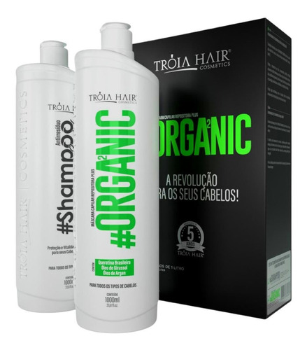 Progressiva Semi Definitiva Organica Troia Hair Frete Gratis