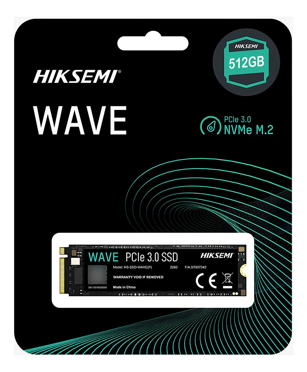 Disco Solido Ssd 512gb M.2 Nvme Hiksemi Wave Pcie HS-SSD-WAVE(P) 512G