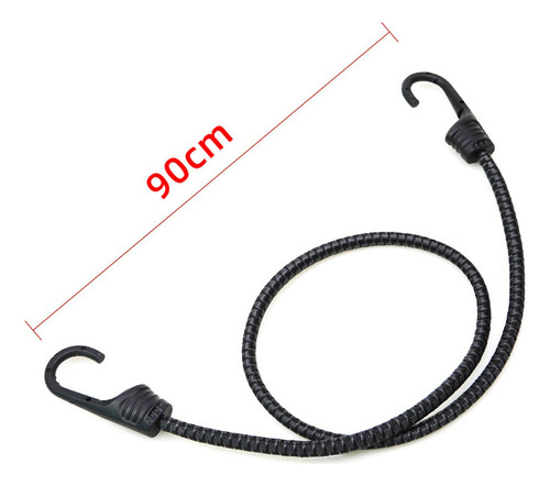 Fs Bicicleta Bungee Cabo Bungee Cinta Fixa Preto Cinza 90cm