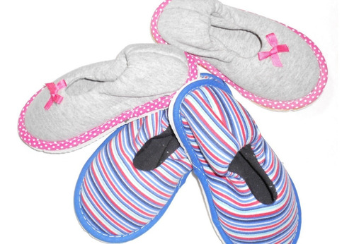 Pantufla Chinela Ballerina Niños 23 A 34 Pie Seco No Humedad