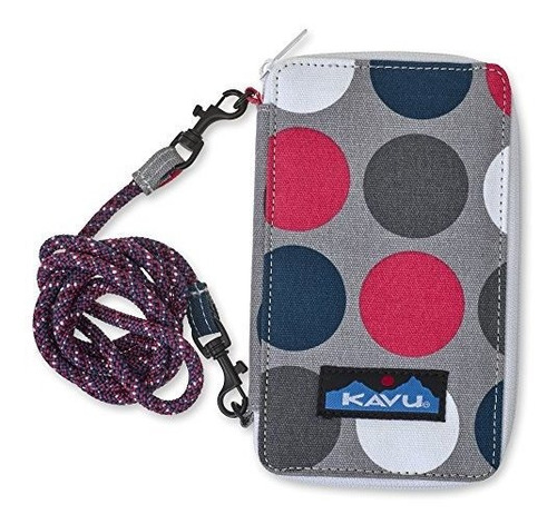 Kavu Go Time Bi-fold Wallet Con Crossbody Rope Strap Vnj48