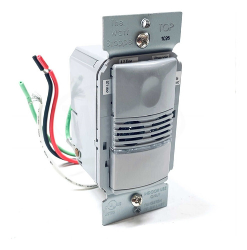 Dw-100-g Wattstopper Dual Tech Wall Switch Sensor, 120/2 Cce